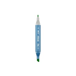 Rich Klm-18003 Art-X Sketch Marker Kalem Duo 2283 Milk Green - Thumbnail