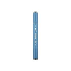 Markasız Kırtasiye - Rich Klm-18008 Art-X Sketch Marker Kalem Duo 7545 Aoki Grey