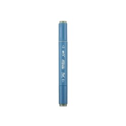 Markasız Kırtasiye - Rich Klm-18009 Art-X Sketch Marker Kalem Duo 7538 Rock Ash