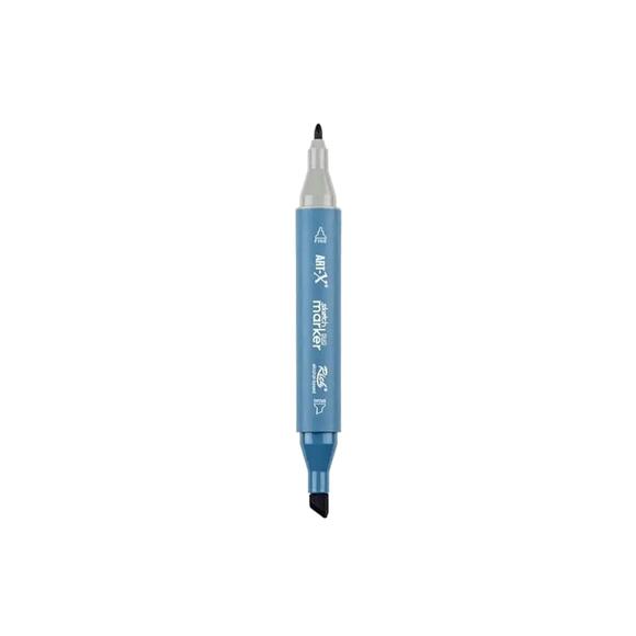 Rich Klm-18009 Art-X Sketch Marker Kalem Duo 7538 Rock Ash