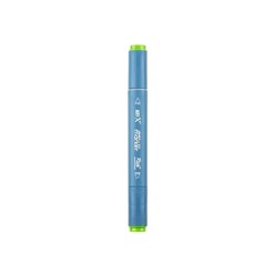 Markasız Kırtasiye - Rich Klm-18018 Art-X Sketch Marker Kalem Duo 358 Misty Green