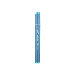 Markasız Kırtasiye - Rich Klm-18019 Art-X Sketch Marker Kalem Duo 2233 Flax Blue
