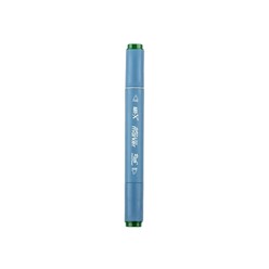 Markasız Kırtasiye - Rich Klm-18020 Art-X Sketch Marker Kalem Duo 7743 Cassia Green