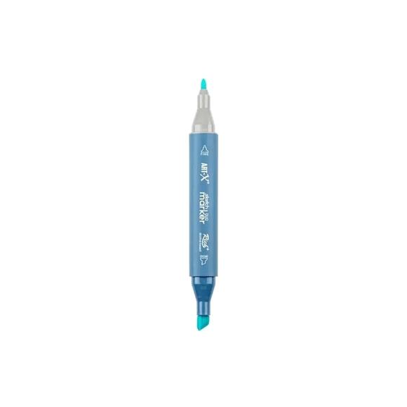 Rich Klm-18022 Art-X Sketch Marker Kalem Duo 9482 Pale Blue