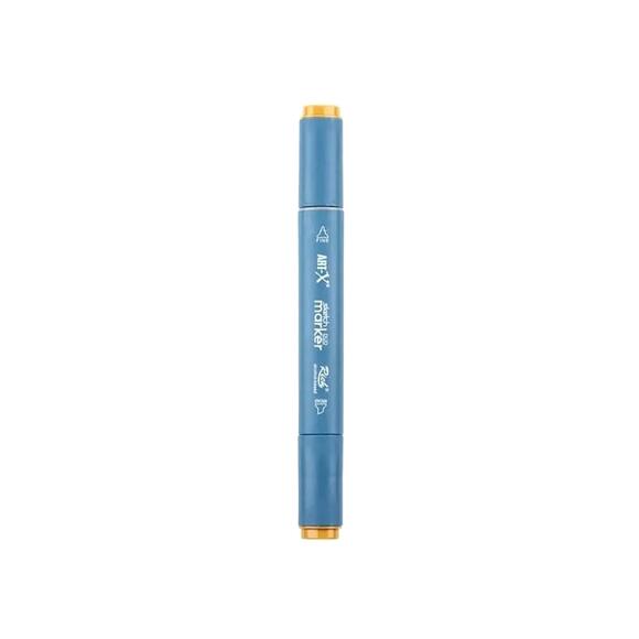 Rich Klm-18025 Art-X Sketch Marker Kalem Duo 126 Altın Kahve