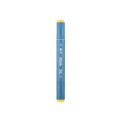 Markasız Kırtasiye - Rich Klm-18026 Art-X Sketch Marker Kalem Duo 134 Orta Sarı