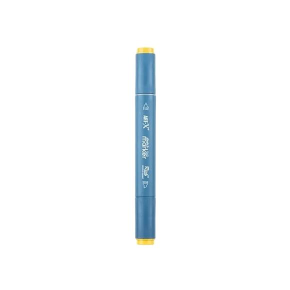 Rich Klm-18026 Art-X Sketch Marker Kalem Duo 134 Orta Sarı