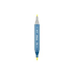 Rich Klm-18027 Art-X Sketch Marker Kalem Duo 3935 Bright Yellow - Thumbnail