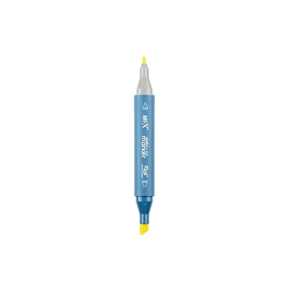 Rich Klm-18028 Art-X Sketch Marker Kalem Duo 917 Bayb Yellow