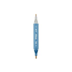 Rich Klm-18029 Art-X Sketch Marker Kalem Duo 7502 Khaki Grey - Thumbnail