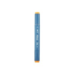 Markasız Kırtasiye - Rich Klm-18031 Art-X Sketch Marker Kalem Duo B.O.C Bright Orange