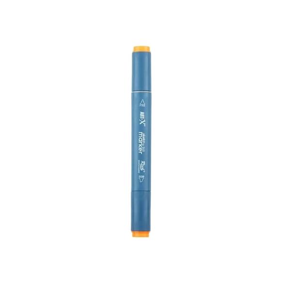 Rich Klm-18031 Art-X Sketch Marker Kalem Duo B.O.C Bright Orange