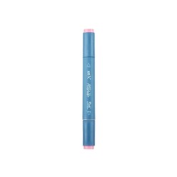 Markasız Kırtasiye - Rich Klm-18033 Art-X Sketch Marker Kalem Duo 1895 Bayb Pink