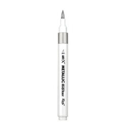 Markasız Kırtasiye - Rich Klm-18036 Art-X Metalik Marker Kalem 145 Gümüş