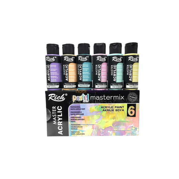 Rich Mastermix Akrilik Boya Seti 60 cc 6’lı Set 060-11406