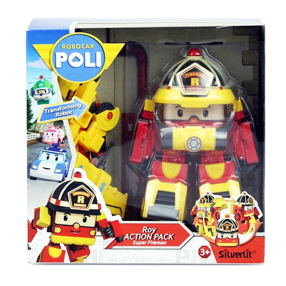 Robocar Poli Aksesuarlı Transformers Robot Figür Roy 83314