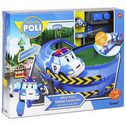 Robocar Poli Fırlatıcılı ve Dönemeçli Yol Seti 83385 - Thumbnail