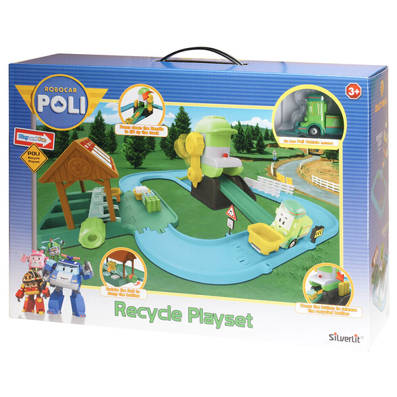 Robocar Poli Geri Dönüşüm Oyun Seti Cleany 83155