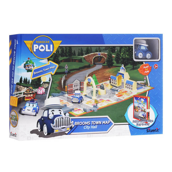 Robocar Poli Kitap Kasaba Belediye Binası Oyun Seti 83279