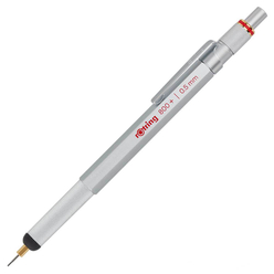 Rotring 800 + İki Fonksiyonlu Kalem 0.5 mm Krom 1900183 - Thumbnail