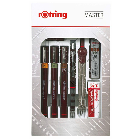 Rotring Isograph Rapido Set Pergelli (0.2-0.3-0.5) S0699430