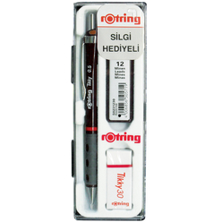 Rotring Tikky Versatil Kalem 0.5 mm + Silgi + Kalem Ucu Set - Thumbnail