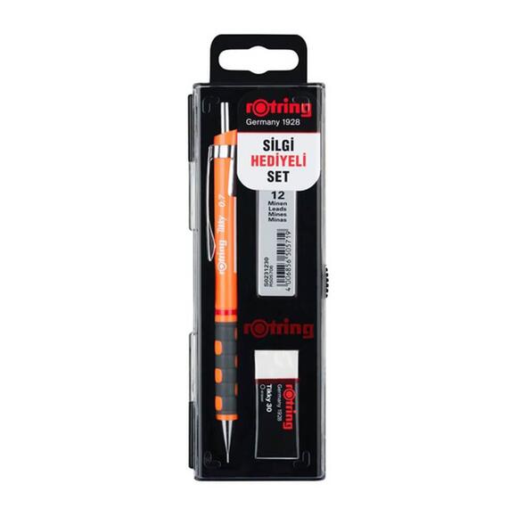 Rotring Tikky Versatil Kalem 0.7 mm + Silgi + Kalem Ucu Set