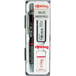 Rotring Tikky Versatil Kalem 0.7 mm + Silgi + Kalem Ucu Set - Thumbnail