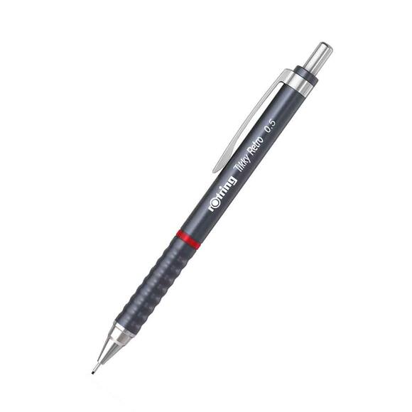 Rotring Tikky Versatil Kalem Metalik Retro 0.7mm Gri 2202570