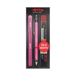 Rotring  Visuclick + Jel Okul Seti- 0.7 mm Pembe RO-VKJ07-PEMBE - Thumbnail