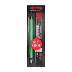 Rotring Visuclick Versatil+Min+Silgi 3’lü Okul Seti- 0.5 mm Yeşil - Thumbnail