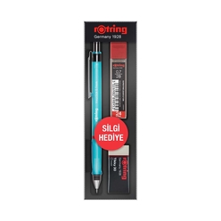 Rotring Visuclick Versatil+Min+Silgi 3’lü Okul Seti- 0.7 mm Mavi - Thumbnail