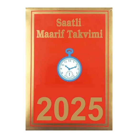 Saatli Maarif Takvimi Küçük Boy 2025 Yılı