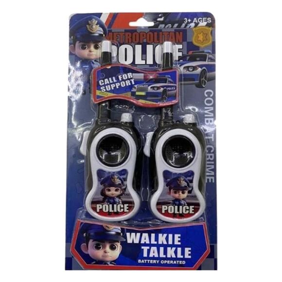 Samatlı Pilli Polis Telsizi Walkie Talkie 007-5
