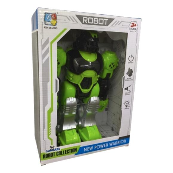 Samatlı Sesli ve Işıklı Yürüyen Robot 333-11/12/13