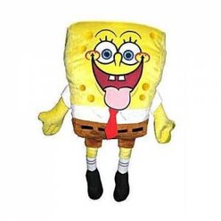Sunman Sambro - Sambro Sünger Bob Kare Pantolon Peluş 50 Cm S00050164