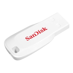 Sandisk 16GB Cruzer 2.0 Usb Bellek Beyaz Blade16B - Thumbnail