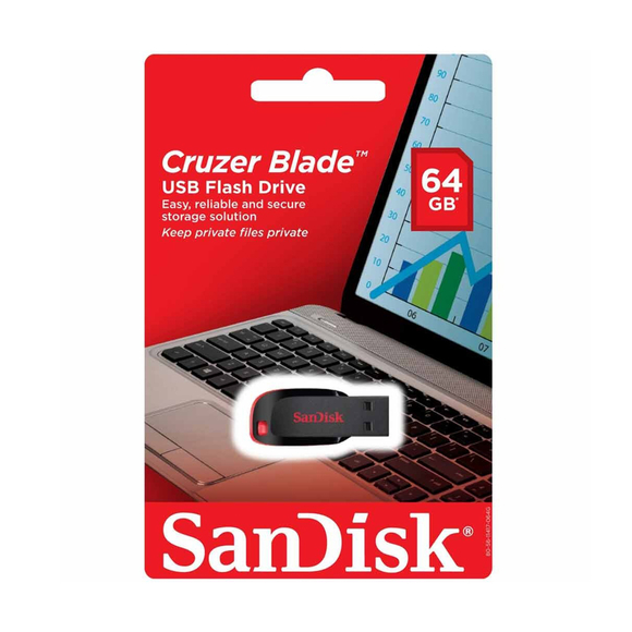 Sandisk 2.0 Cruzer Usb Bellek 64 GB