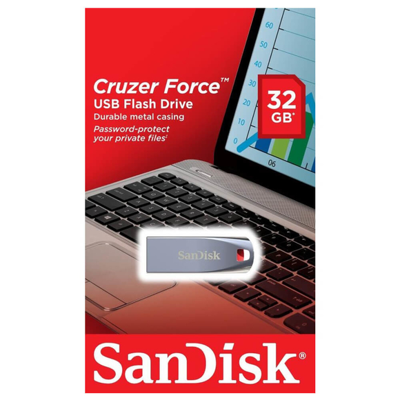 Sandisk Cruzer Force USB Bellek 32 GB SDCZ71