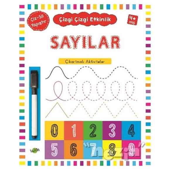 Sayılar 4 Yaş ve Üstü - Çizgi Çizgi Etkinlik