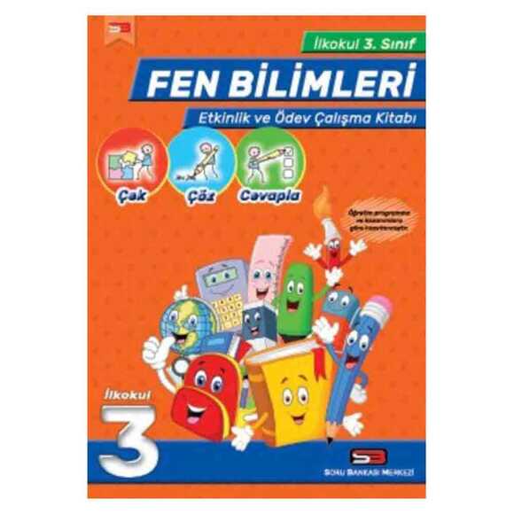 SBM 3. Sınıf Fen Bilimleri Etkinlik ve Ödev Çalışma Kitabı