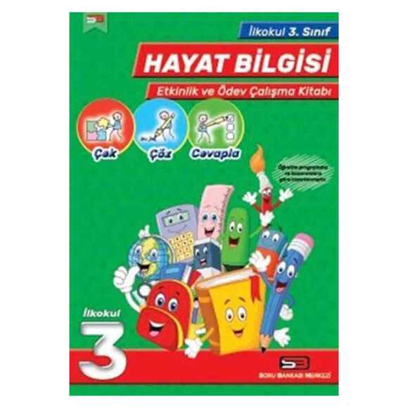 SBM 3. Sınıf Hayat Bilgisi Etkinlik ve Ödev Çalışma Kitabı