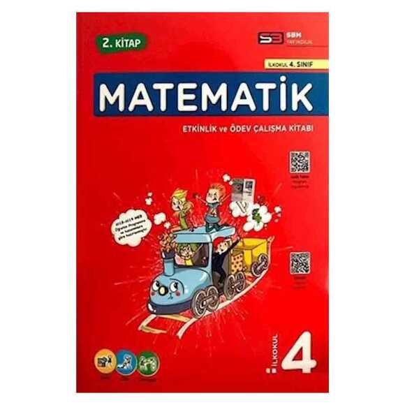 SBM 4. Sınıf Matematik  Etkinlik ve Ödev Çalışma 2. Dönem Kitabı