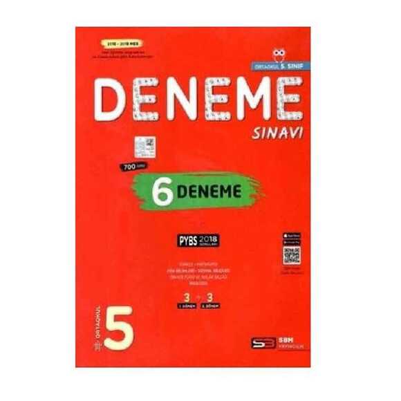 SBM  5. Sınıf 6 Deneme Sınavı