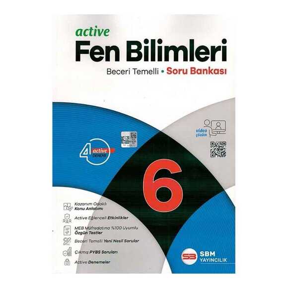 SBM  6. Sınıf Active Fen Bilimleri Soru Bankası (Beceri Temelli)