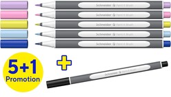 Schneider Brush Pen Paint-It 070 Klasik 6’lı 07010502 - Thumbnail