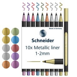 Schneider - Schneider Metalik Liner 020 1-2Mm 10’lu Set 02011503
