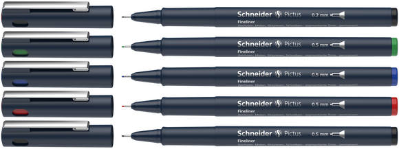 Schneider Pictus Çizim Kalemi 5’li Blister 197595