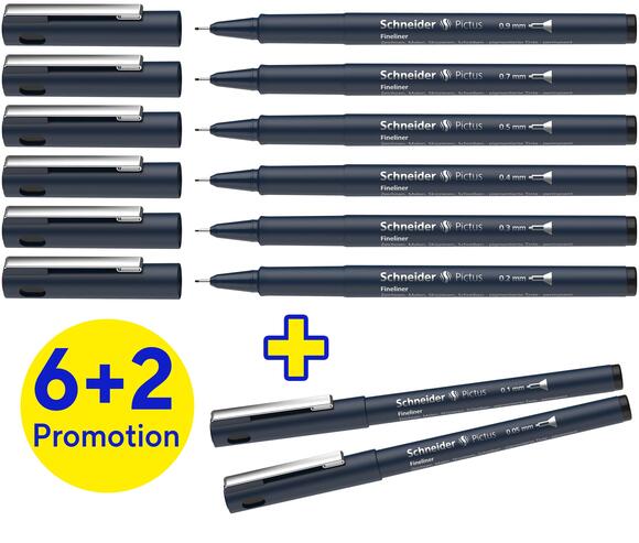 Schneider Pictus Çizim Kalemi 8’li Blister 197598