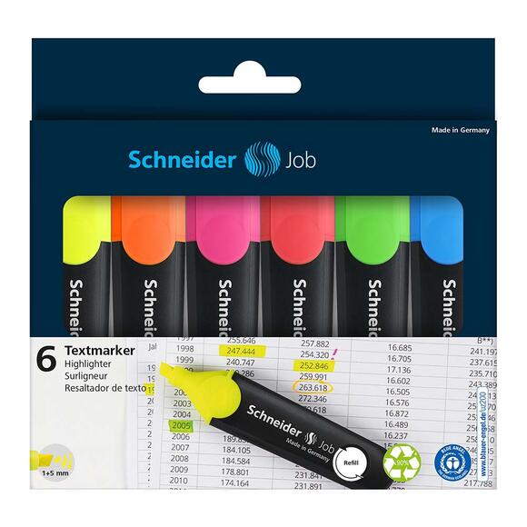 Schneider Scb392 Job Fosforlu Kalem 6 ’lı Set